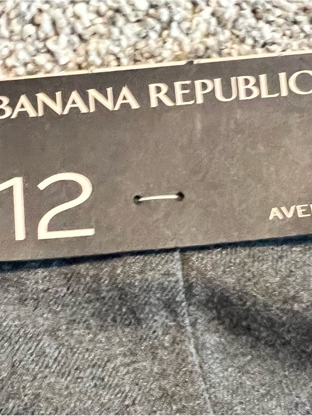 NWT Banana Republic Classic Tailored Dress Pants - Charcoal Gray - Picture 3 of 5